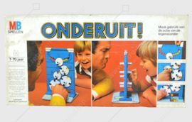 Onderuit, een vintage spel van MB uit het jaar 1970