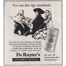 Discover the Nostalgia: Vintage Dark Yellow Tin for De Ruijter's "Gestampte Muisjes"