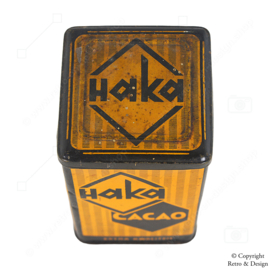 Lata Vintage de Cacao HaKa – Diseño Histórico de Cooperativa (1935 - 1960)