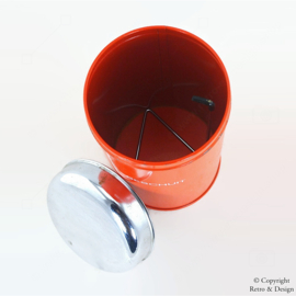 Boîte à Biscuits Vintage Orange Brabantia avec Souffleur à Biscuits – Design Fonctionnel des Années 60-70