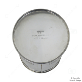 Set von Drei Vintage Van Nelle Aufbewahrungsdosen für Kaffee, Zucker und Tee – Hergestellt in Holland