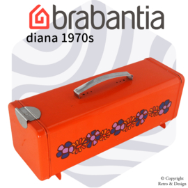 Vintage Orange Brabantia Lebkuchen- oder Frühstückskuchendose im Design "Diana"