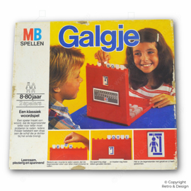 Galgje Bordspel 1979 – Origineel Nederlandse Uitgave MB Spellen | Vintage Spellen Collectors Item