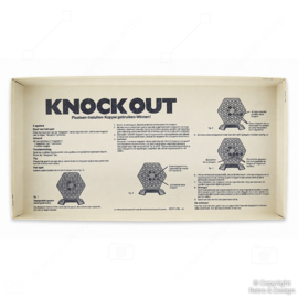 Vintage Knock Out Bordspel (1979) – MB Spellen – Strategisch Denkspel