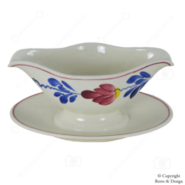 "Boerenbont Gravy Boat/Jug: Hand-Painted, Vintage Charm for Your Table!"