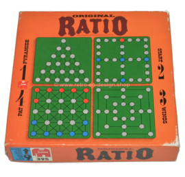 Vintage Spiel Original "RATIO" von Jumbo aus dem Jahr 1974