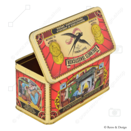 Boîte vintage pour allumettes de la marque Zwaluw "Säkerhets Tändstickor" depuis 1895