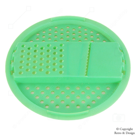 Rallador-Cortador Suelto Vintage de Tupperware en Verde Jade para Cortar y Rallar