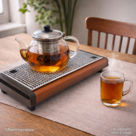 Vintage Brabantia Rechaud – Shadow Brown Warming Tray / Food Warmer – Model 2 – 1970s/80s