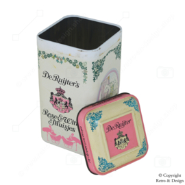 Elegance and Tradition: Vintage Tin for Rose and White "Muisjes" by De Ruijter