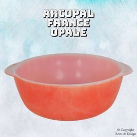 Retro-elegante Arcopal France Rote Ofenform: Ein zeitloses Stück Vintage der 60er Jahre