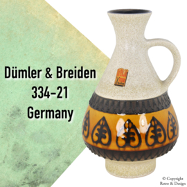 Vase unique Dümler & Breiden West-Allemagne (N° 334-21)