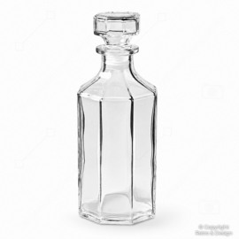 Vintage Arcoroc France Octime Clear glazen karaf met dop
