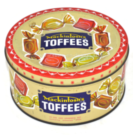 Vintage candy tin for Mackintosh's Toffees