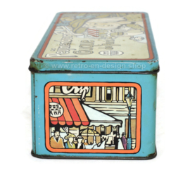 Biscuit tin by Peijnenburg for Couque de Paris with images of Paris