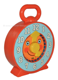 Vintage "See and say clock" Nederlands sprekende of pratende klok van Mattel