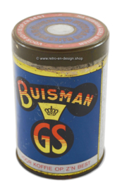 Vintage blikken bus voor Buisman GS Koffiestroop