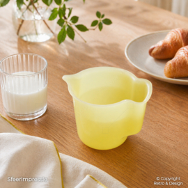 Jarrita Lechera Tupperware Vintage – Amarillo Pastel – Años 60/70