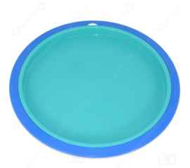 Tupperware Preludio serveerschaal of hapjesschaal zes-vaks, groen/blauw/wit