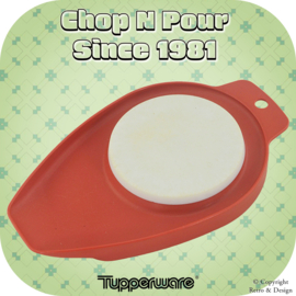 Tabla de cortar vintage Tupperware Chop N Pour – Compacta, práctica y diseñada con inteligencia