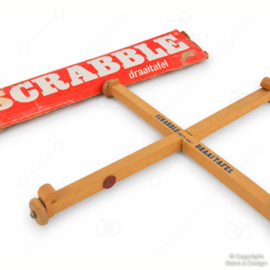 Vintage Scrabble Nederlandse Uitgave 1974 – Met Houten Draaitafel