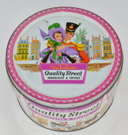 Vintage tin drum Mackintosh's Quality Street chocolates & toffees