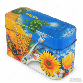 Vintage Wasa Crackers Bewaarblik – Kleurrijk Design | 1985–1999