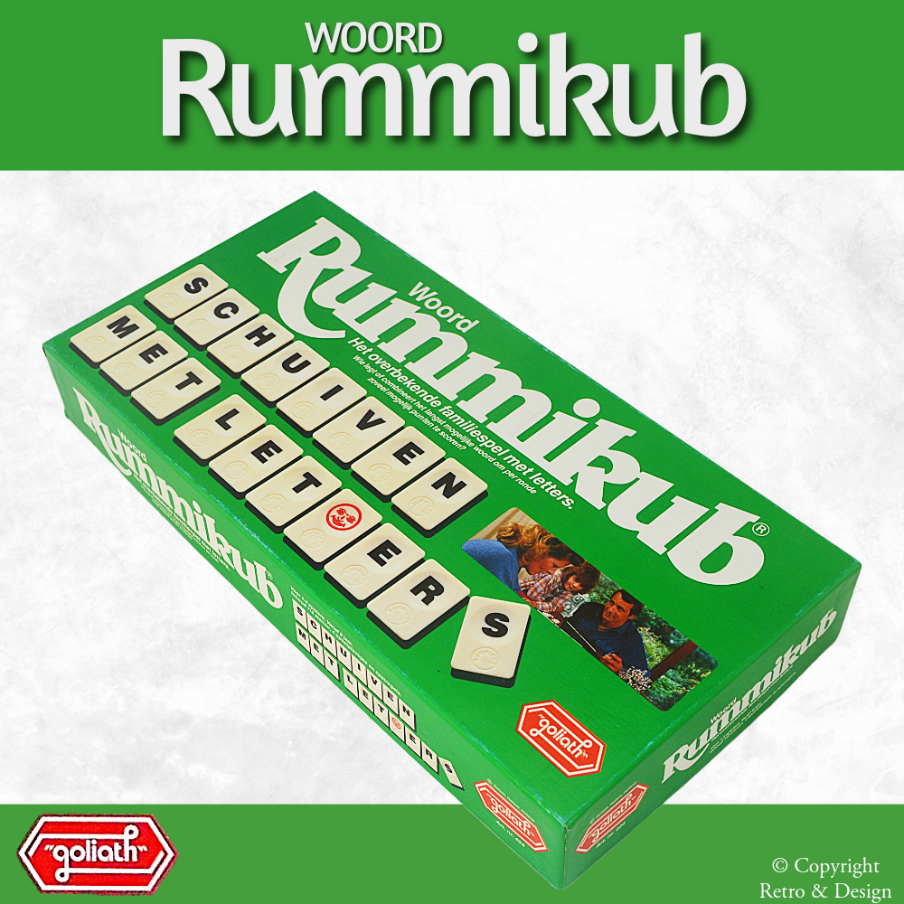 Woord Rummikub – Vintage Lettervariant van het Klassieke Spel uit 1988