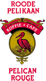 Vintage Kaffeedose De Roode Pelikaan, Antwerpen. Le Pelican Rouge, Anvers