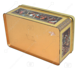 Vintage tin by DE GRUYTER with images of paintings by old masters