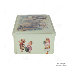 ¡Encanto Atemporal! Lata de Galletas Rectangular Vintage de Massilly