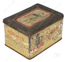 Vintage English tea tin from Ridgways Ltd, HMB Her Majestys Blend