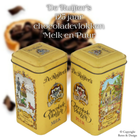 "Chocolate Flakes Nostalgia: De Ruijter's 125 Years. Vintage Tins from 1985"