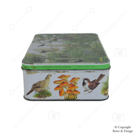 Cookie or Biscuit Tin for Verkade Cookies with Nature Decor