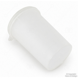 Vintage Tupperware Voorraadbus 1 Liter – Transparant Wit – Jaren 60