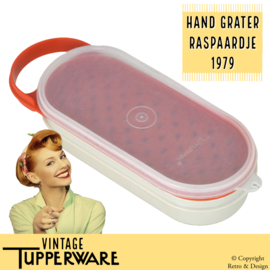 Vintage Tupperware Hand Rasp - Raspaardje: Een Tijdloos Keukenjuweel!