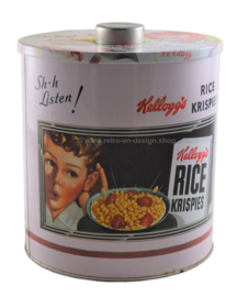 Retro Blechdose von Kellogg's zur Aufbewahrung von Getreide