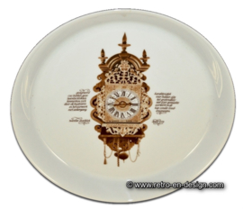 Mitterteich pastry plate. 'Clocks Dinnerware' by Nutroma