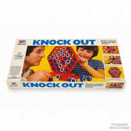 Vintage Knock Out Bordspel (1979) – MB Spellen – Strategisch Denkspel