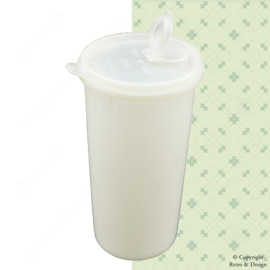 Conteneur de stockage Tupperware transparent avec bec verseur – Classique des années 1960