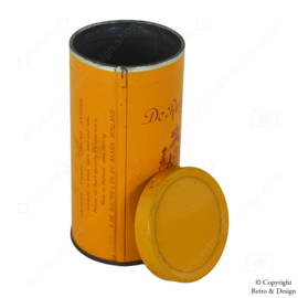 Discover Nostalgia: Vintage Dark Yellow Tin for De Ruijter's Gestampte Muisjes