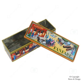 Vintage Fanfare Chocolate Tin - Nostalgic Decoration from the 1980s