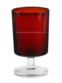 Wine glass Cavalier Ruby red by Cristal D'Arques-Durand, Luminarc