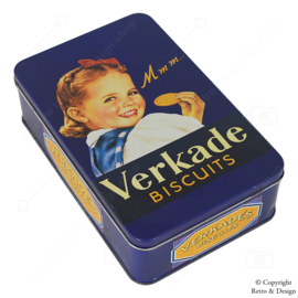 Vintage Verkade Cookie Tin: Nostalgic Eye-Catcher from the 1990s