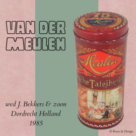 Jubiläumsdose für Zwieback von Van der Meulen "75 jaar Van der Meulen"