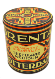 Vintage Blechdose Orenta Esso Rotterdam, Art Deco 1920 - 1935