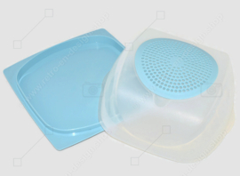 Tupperware CheeSmart Kubisch, transparent und hellblau