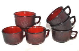 Arcoroc Sierra Glas Tasse, rot