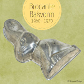 Brocante Metallbackform 'Hase' oder 'Kaninchen'