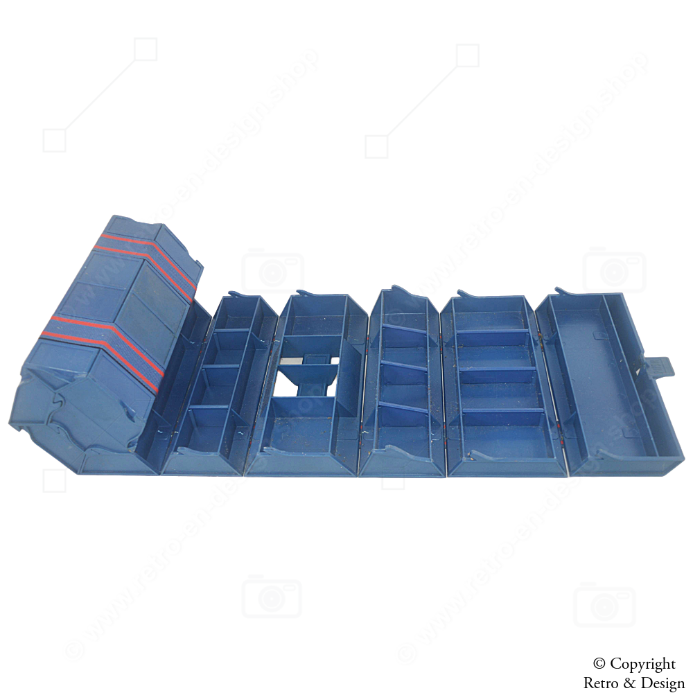Rolykit Angelbox Modell, Blau – Der clevere Organizer aus den 1970er/80er Jahren